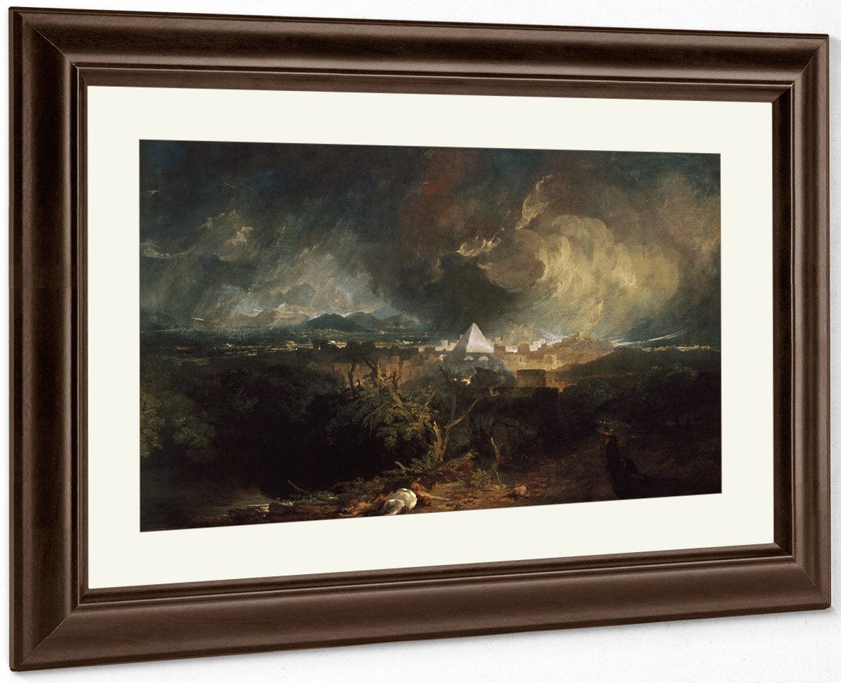 The Fifth Plague Of Egypt By Joseph Mallord William Turner Fine Art Print
