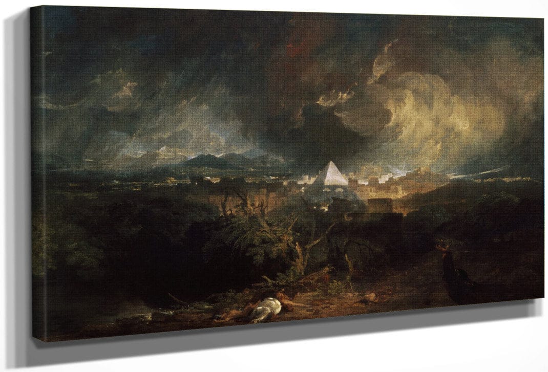 The Fifth Plague Of Egypt By Joseph Mallord William Turner Fine Art Print