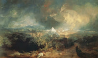 The Fifth Plague Of Egypt By Jwm Turner Fine Art Print