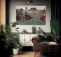 The Fight On Lexington Common April 19 1775 By Howard Pyle Fine Art Print