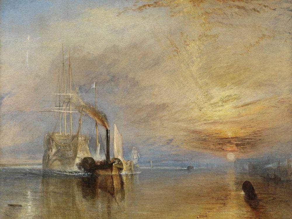 The Fighting Temeraire By Joseph Mallord William Turner Fine Art Print