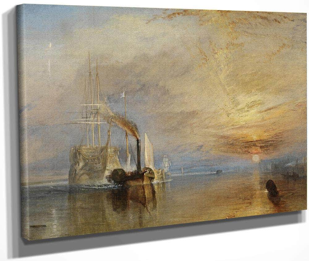 The Fighting Temeraire By Joseph Mallord William Turner Fine Art Print