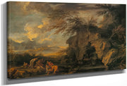 The Finding Of Moses By Salvator Rosa Fine Art Print
