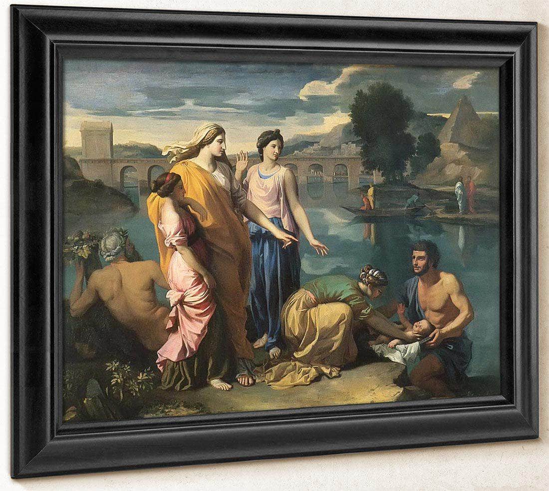 The Finding Of Moses I By Nicholas Poussin Fine Art Print