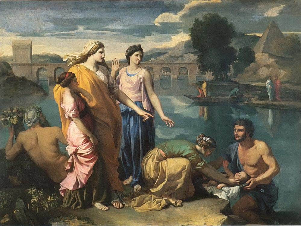The Finding Of Moses I By Nicholas Poussin Fine Art Print