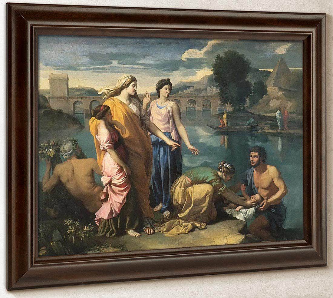 The Finding Of Moses I By Nicholas Poussin Fine Art Print