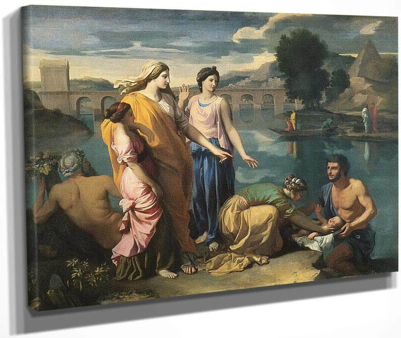The Finding Of Moses I By Nicholas Poussin Fine Art Print