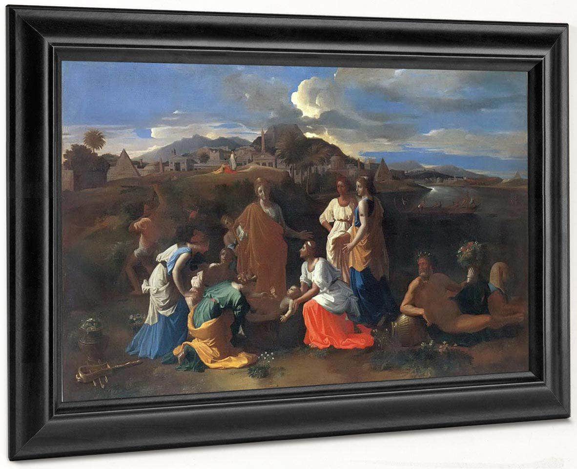 The Finding Of Moses Ii By Nicholas Poussin Fine Art Print