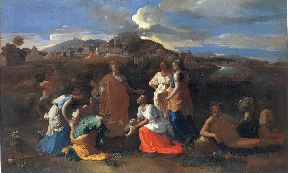 The Finding Of Moses Ii By Nicholas Poussin Fine Art Print
