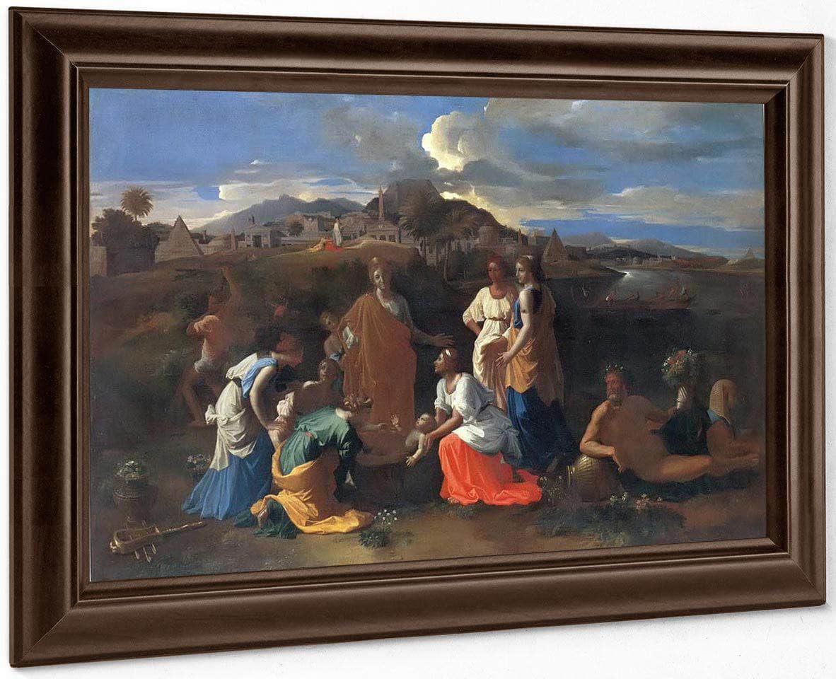 The Finding Of Moses Ii By Nicholas Poussin Fine Art Print