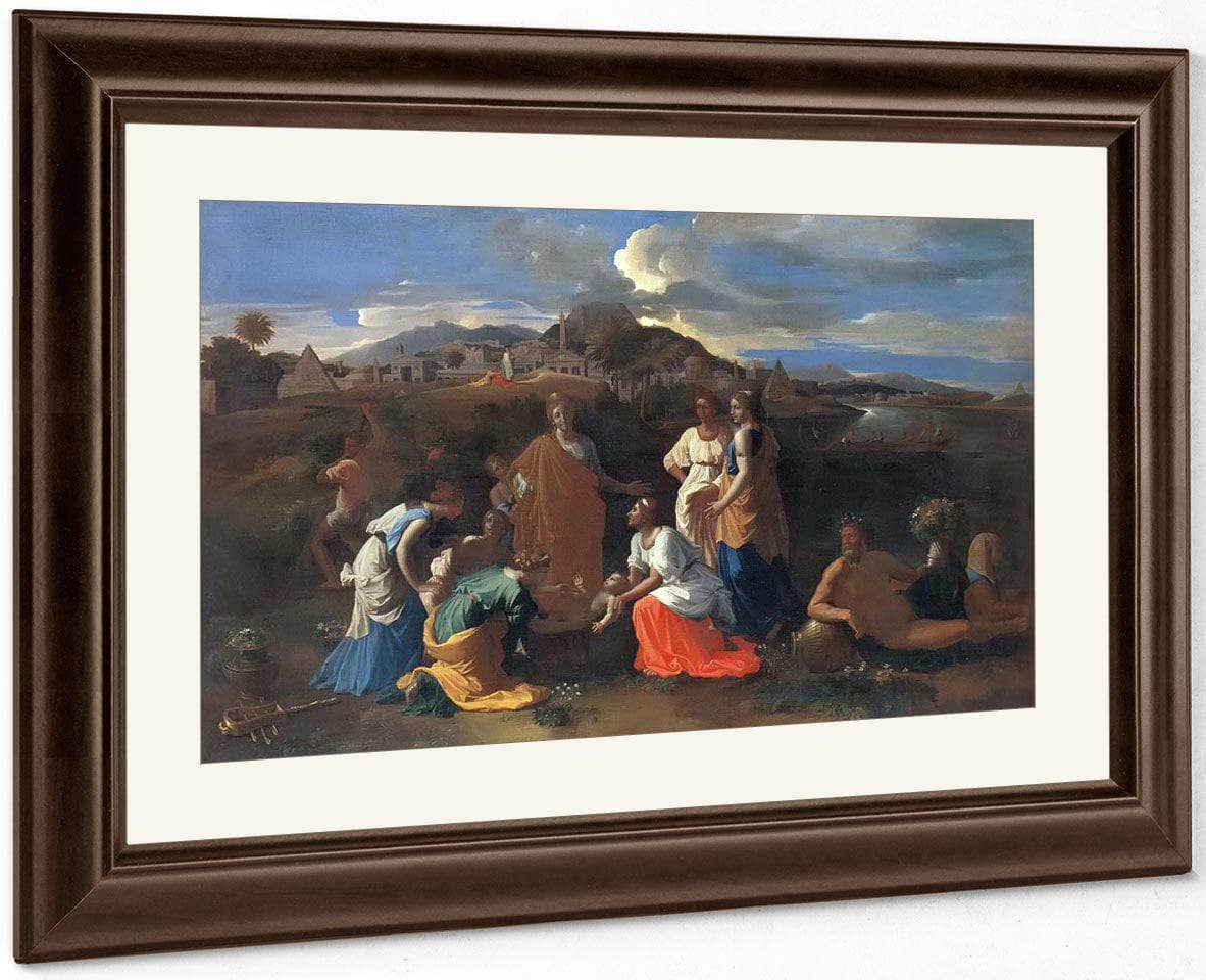 The Finding Of Moses Ii By Nicholas Poussin Fine Art Print