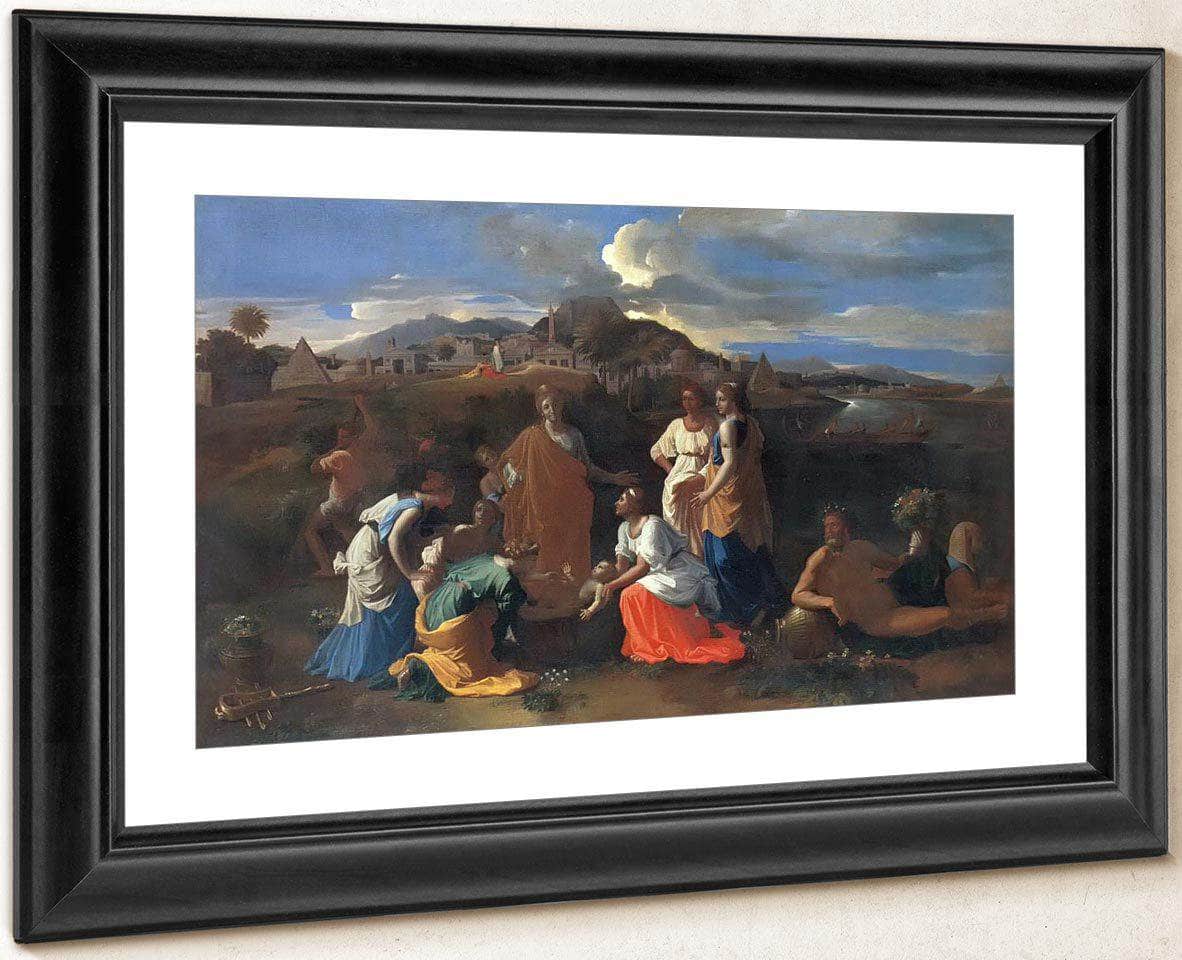 The Finding Of Moses Ii By Nicholas Poussin Fine Art Print