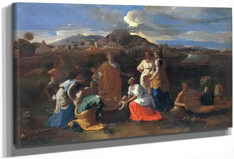 The Finding Of Moses Ii By Nicholas Poussin Fine Art Print