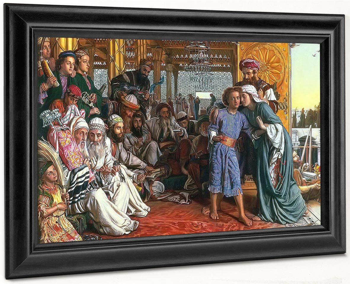 The Finding Of The Saviour In The Temple By William Holman Hunt Fine Art Print