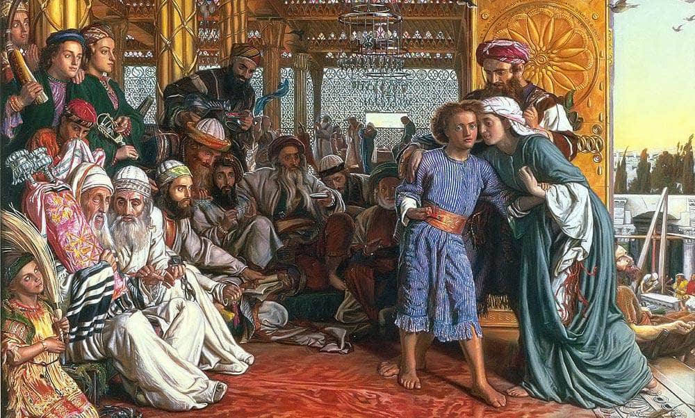 The Finding Of The Saviour In The Temple By William Holman Hunt Fine Art Print