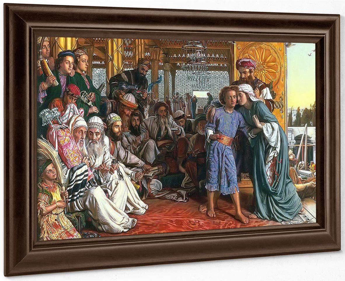 The Finding Of The Saviour In The Temple By William Holman Hunt Fine Art Print