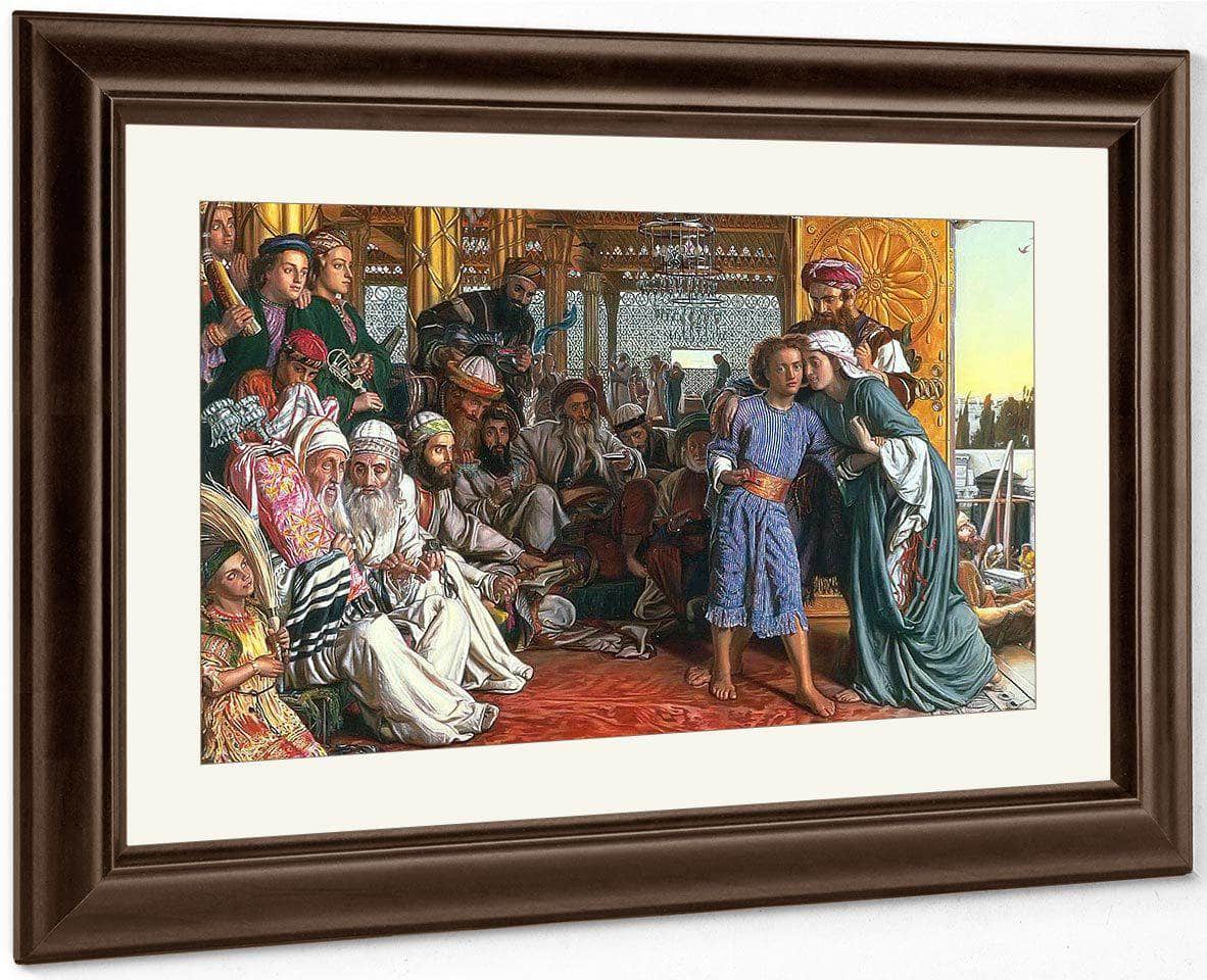 The Finding Of The Saviour In The Temple By William Holman Hunt Fine Art Print