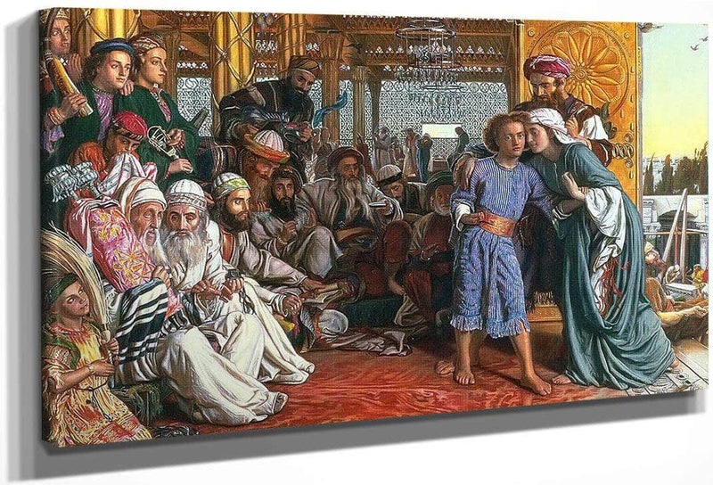 The Finding Of The Saviour In The Temple By William Holman Hunt Fine Art Print