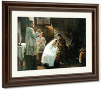 The First And Last Communion 1888 By Cristobal Rojas Poleo Fine Art Print