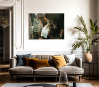 The First And Last Communion 1888 By Cristobal Rojas Poleo Fine Art Print