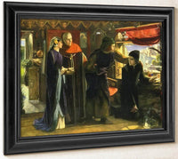 The First Anniversary Of The Death Of Beatrice By Dante Gabriel Rossetti Fine Art Print