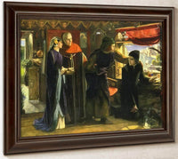 The First Anniversary Of The Death Of Beatrice By Dante Gabriel Rossetti Fine Art Print