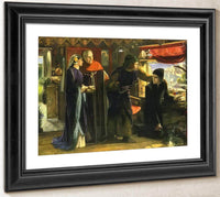 The First Anniversary Of The Death Of Beatrice By Dante Gabriel Rossetti Fine Art Print