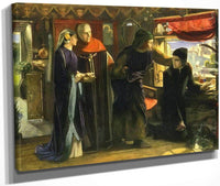 The First Anniversary Of The Death Of Beatrice By Dante Gabriel Rossetti Fine Art Print