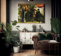 The First Anniversary Of The Death Of Beatrice By Dante Gabriel Rossetti Fine Art Print