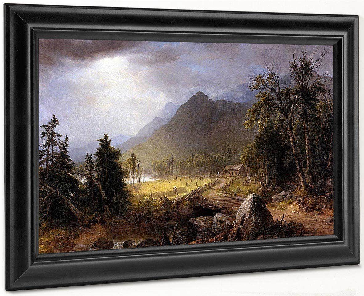 The First Harvest In The Wilderness By Asher B Durand Fine Art Print