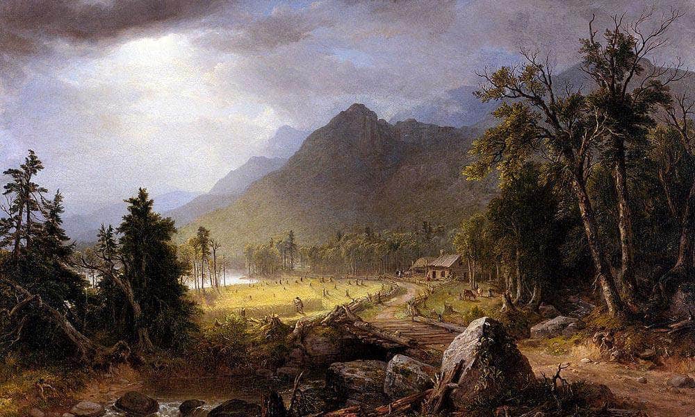 The First Harvest In The Wilderness By Asher B Durand Fine Art Print