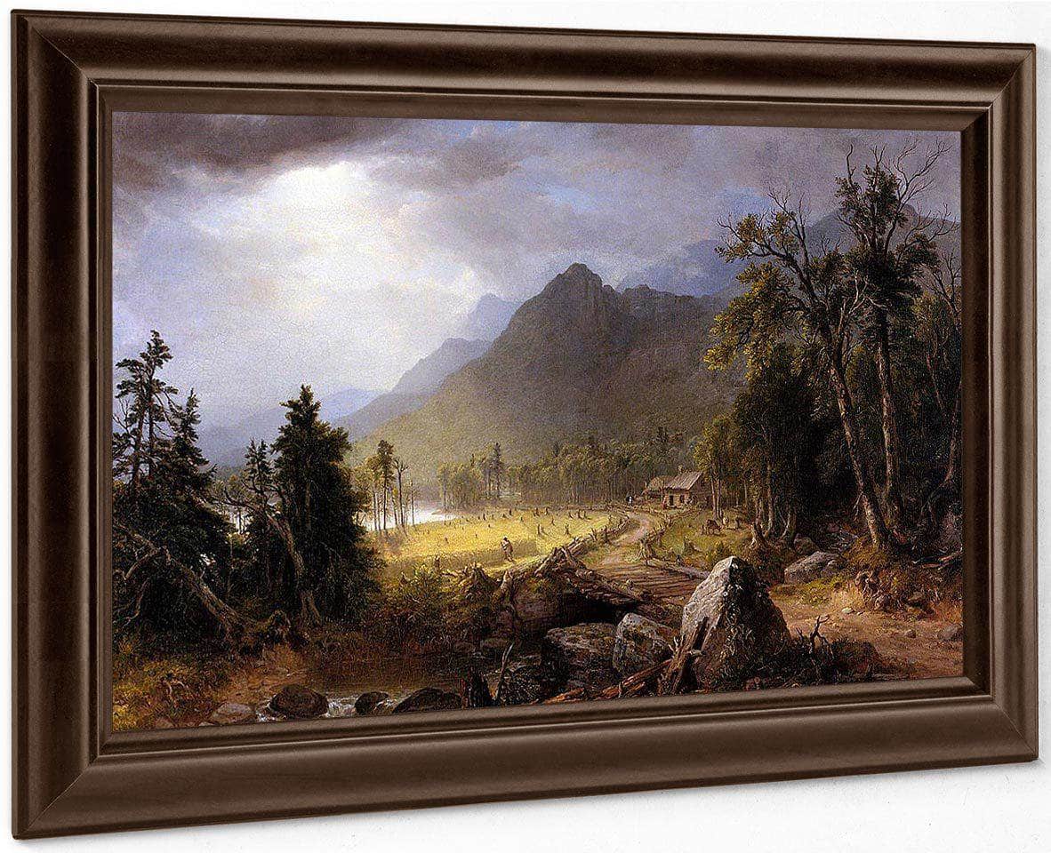 The First Harvest In The Wilderness By Asher B Durand Fine Art Print