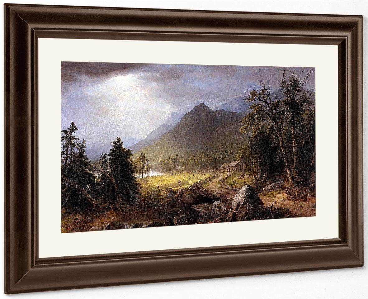 The First Harvest In The Wilderness By Asher B Durand Fine Art Print