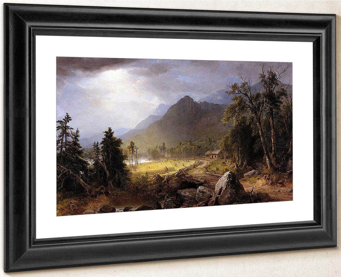 The First Harvest In The Wilderness By Asher B Durand Fine Art Print