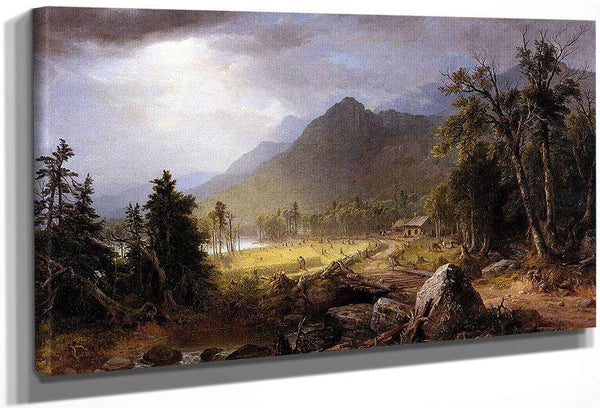 The First Harvest In The Wilderness By Asher B Durand Fine Art Print