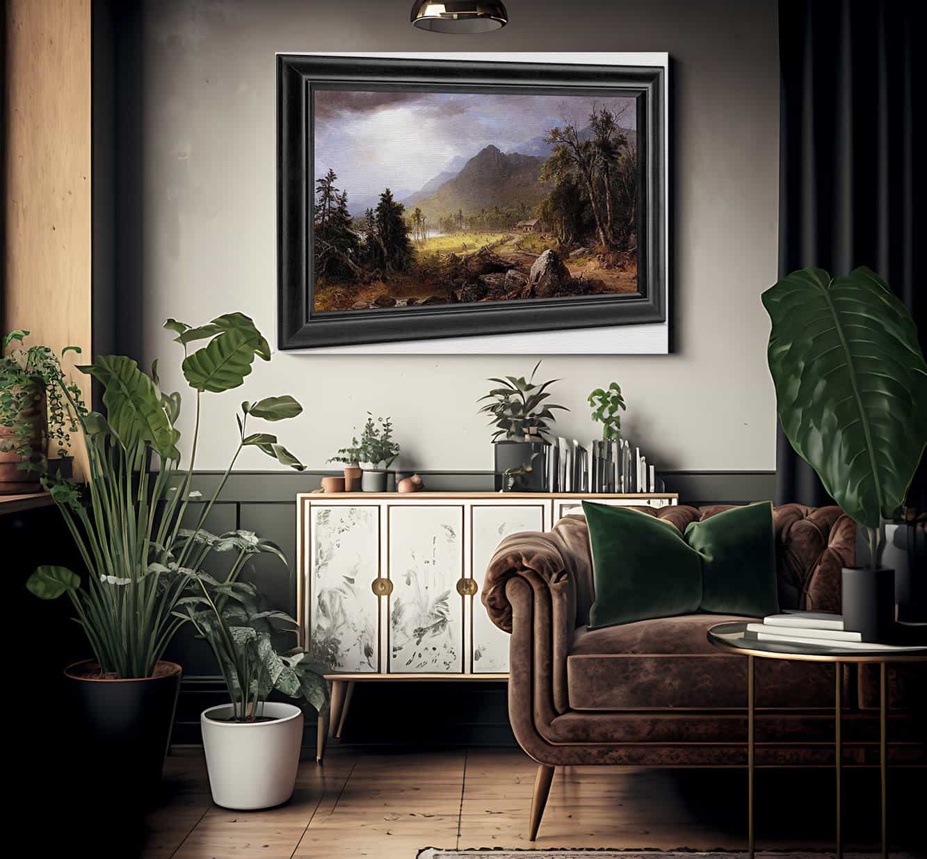 The First Harvest In The Wilderness By Asher B Durand Fine Art Print