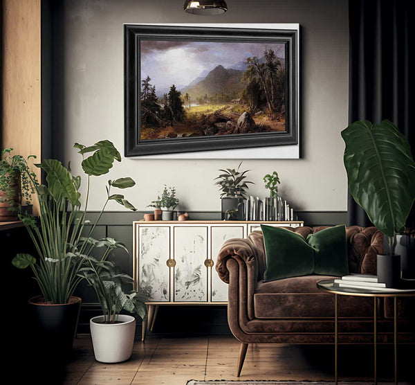 The First Harvest In The Wilderness By Asher B Durand Fine Art Print