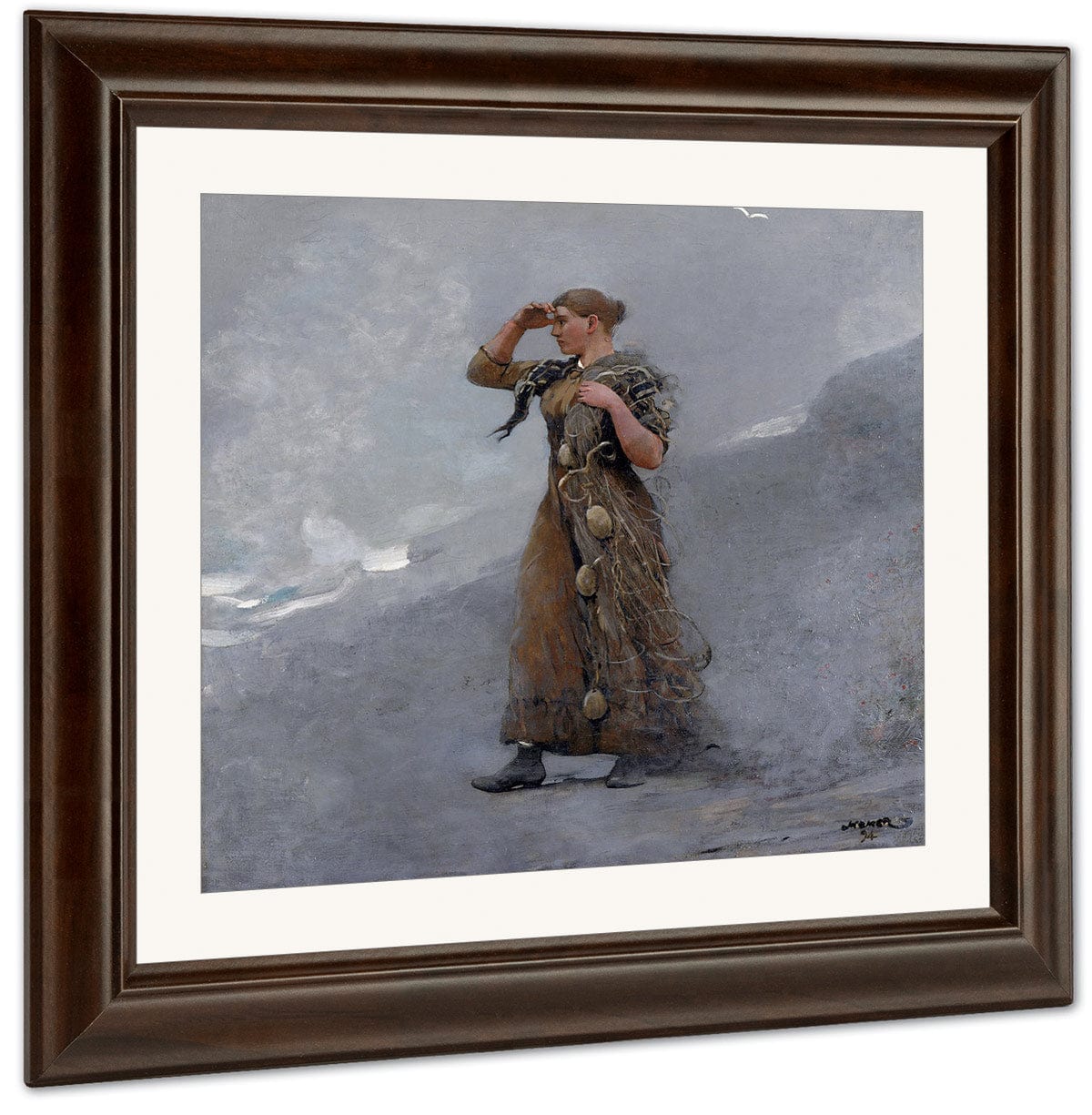 The Fisher Girl 1894 By Winslow Homer Fine Art Print