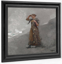 The Fisher Girl By Winslow Homer Fine Art Print