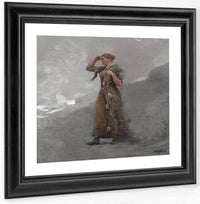 The Fisher Girl By Winslow Homer Fine Art Print