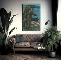 The Fisherman 1 By Nicolai Astrup Fine Art Print
