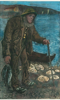 The Fisherman 1 By Nicolai Astrup Fine Art Print