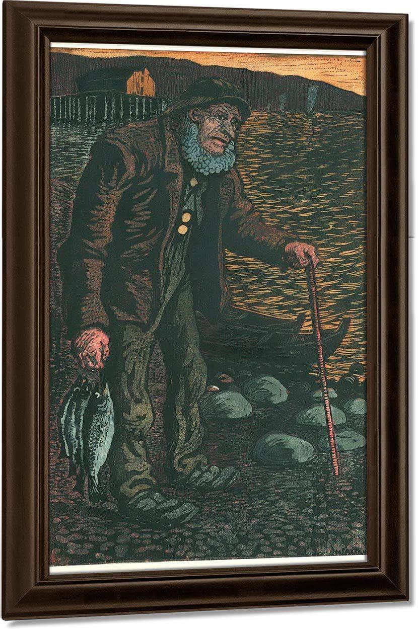 The Fisherman 2 By Nicolai Astrup Fine Art Print