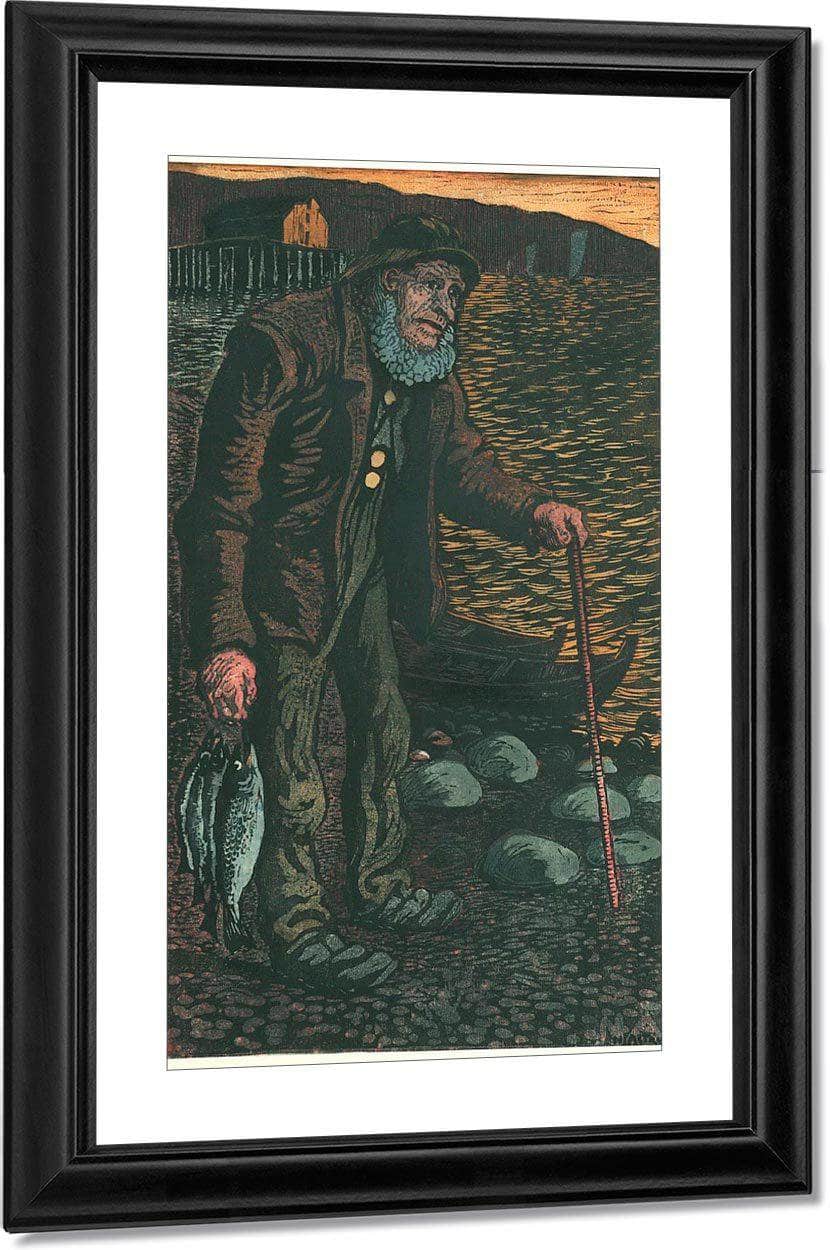 The Fisherman 2 By Nicolai Astrup Fine Art Print