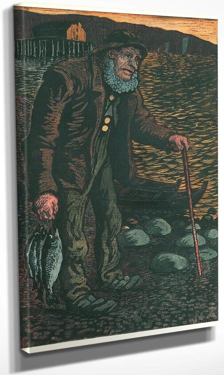 The Fisherman 2 By Nicolai Astrup Fine Art Print