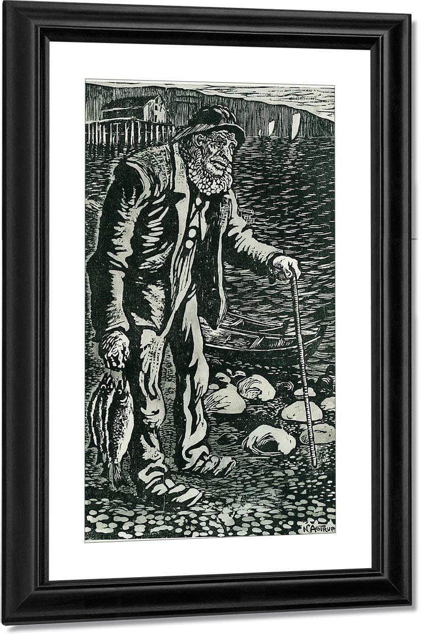 The Fisherman 3 By Nicolai Astrup Fine Art Print