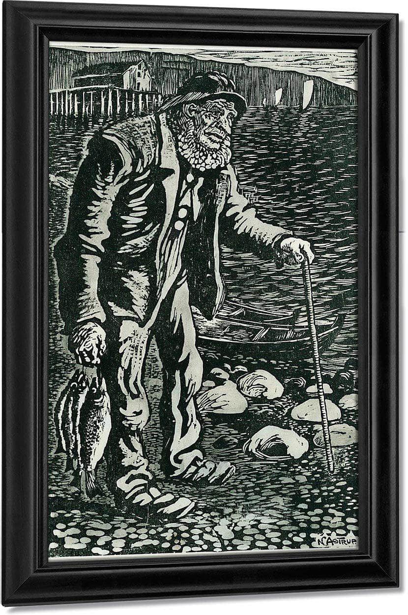 The Fisherman 3 By Nicolai Astrup Fine Art Print