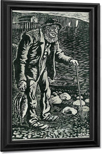 The Fisherman 3 By Nicolai Astrup Fine Art Print