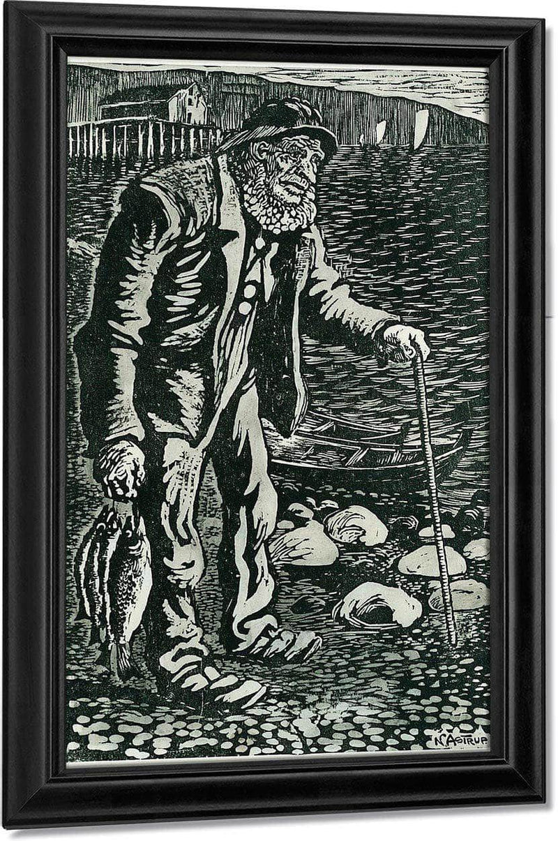The Fisherman 3 By Nicolai Astrup Fine Art Print