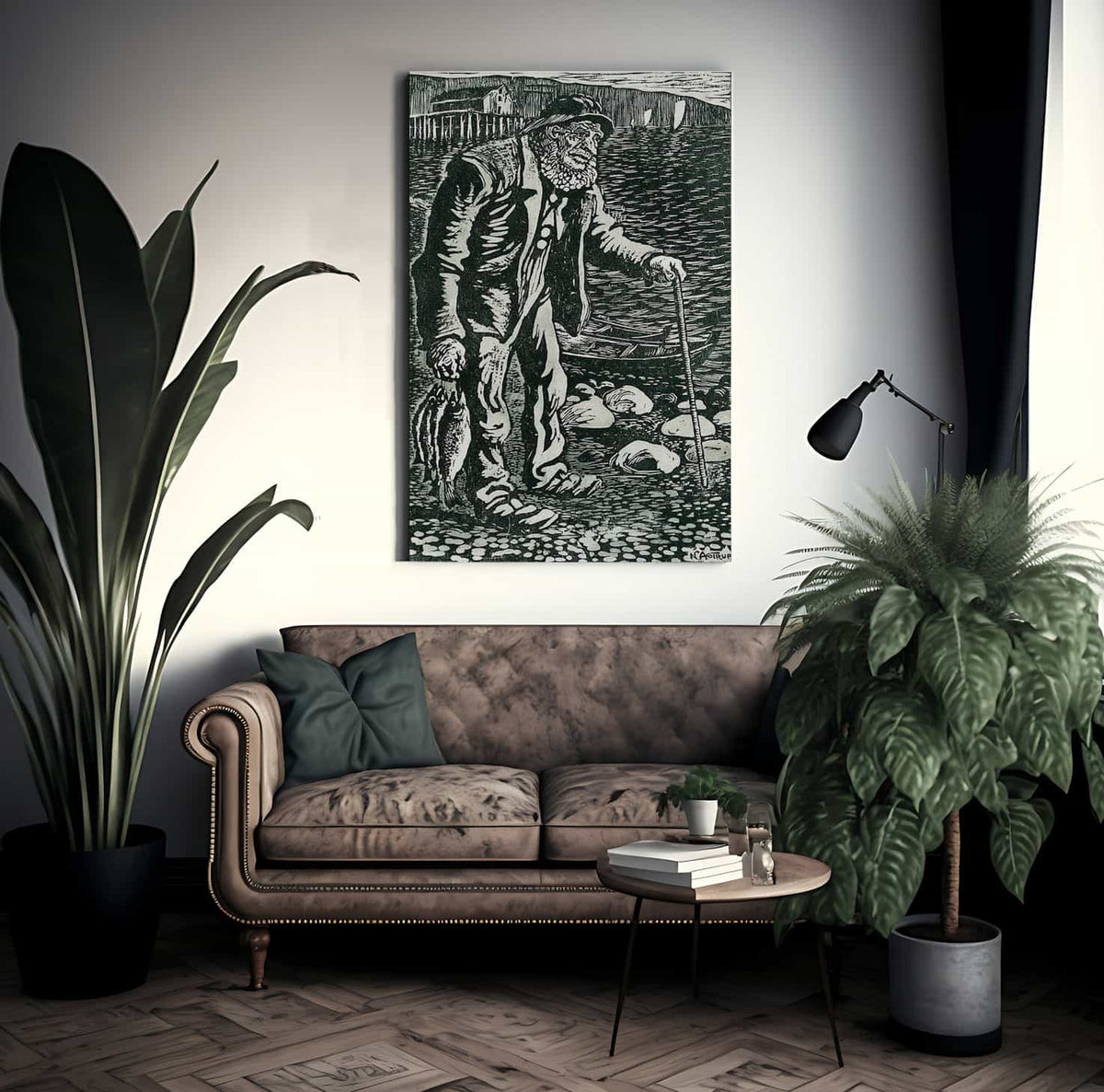 The Fisherman 3 By Nicolai Astrup Fine Art Print